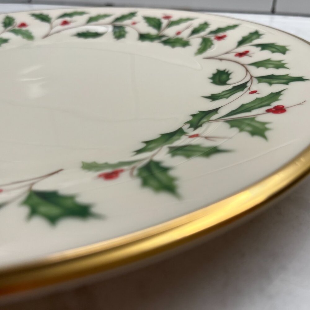 (3) Lenox Holiday (Dimension) Dinner Plates, 10.75” diameter - Picture 4 of 6